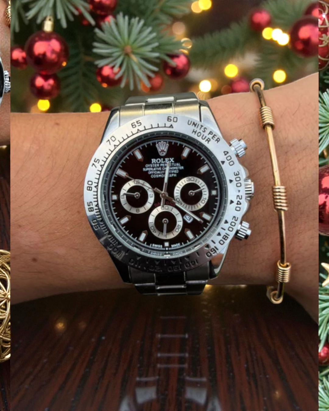 Rlx Daytn Plateado Tablero Negro