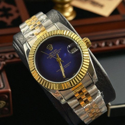 Rolex Datejust Mujer Bicolor Tablero Azul