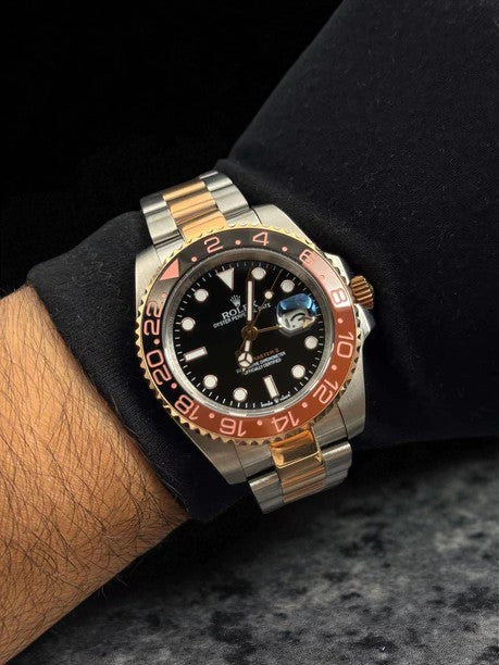 Rlx GMT-MASTER 2 Exclusive Bicolor Tablero Negro